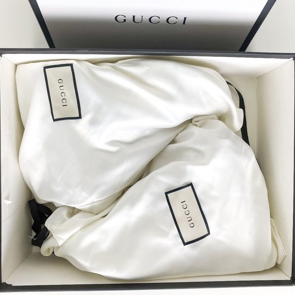 NWT Gucci x SEGA | Flashtrek Calfskin Merino Wool Leather High Top Boots Sz 39.5 - Picture 14 of 15